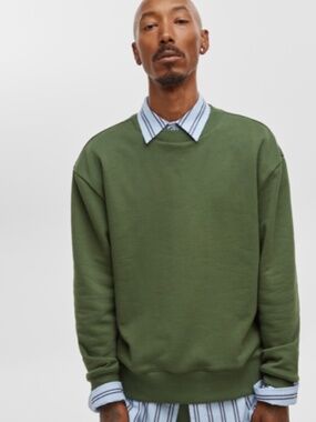 Mode of One Men's Relaxed-Fit Fleece Sweatshirt, SIZE XL NWT